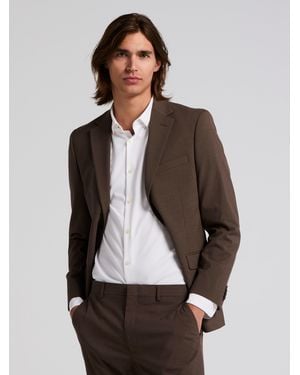 Perry Ellis Skinny Fit Light Suit Jacket - Gray