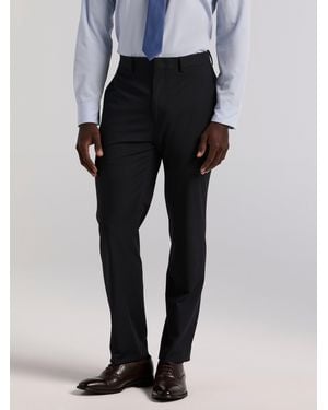 Perry Ellis Slim Fit Gabardine Suit Pants - Black