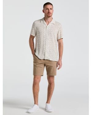 Perry Ellis 8" Flat Front Garment Dyed Short - Green