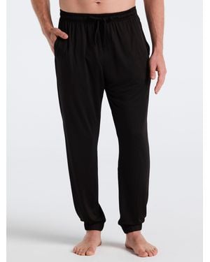 Perry Ellis Deluxe Touch Jogger Pants - Black