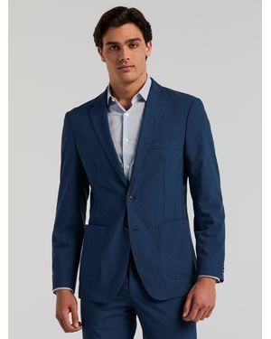 Perry Ellis Slim Fit Total Stretch Suit Jacket - Blue