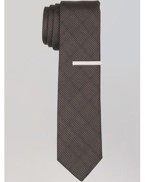 Perry Ellis Ramsden Abstract Tie - Gray