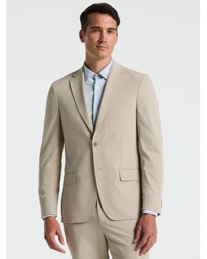 Perry Ellis Slim Fit Tech 2.0 Suit Jacket - Natural