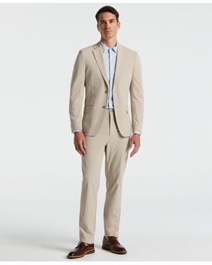 Perry Ellis Slim Fit Tech 2.0 Suit Pants - White