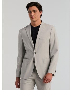 Perry Ellis Slim Fit Total Stretch Suit Jacket - Gray