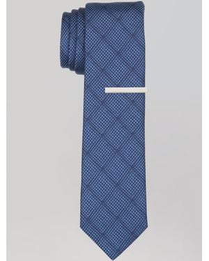 Perry Ellis Ramsden Abstract Tie - Blue