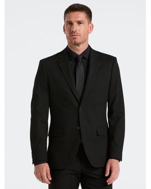 Perry Ellis Slim Fit Louis Suit Jacket - Black