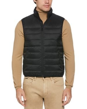 Perry Ellis Lightweight Puffer Vest - Blue