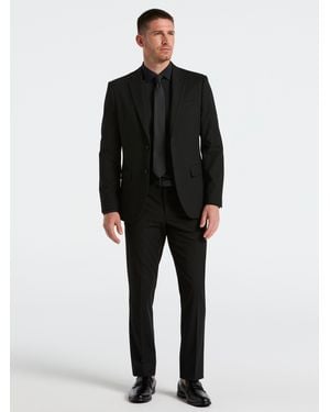 Perry Ellis Slim Fit Louis Suit Pants - Black