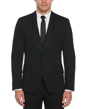 Perry Ellis Slim Fit Tux Jacket - Black