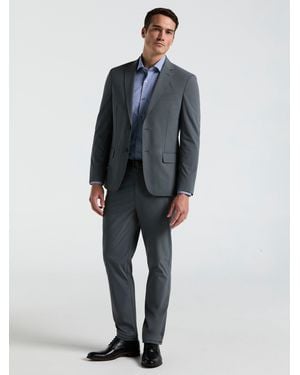 Perry Ellis Slim Fit Modern Performance Tech 2.0 Suit Jacket - Blue