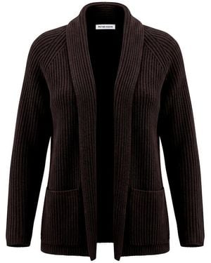 Peter Hahn Strickjacke - Schwarz