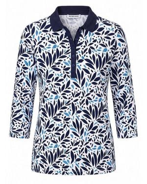 Peter Hahn Polo-Shirt - Blau