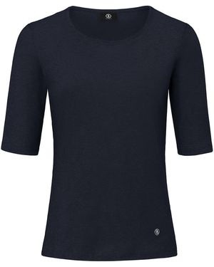 Bogner Rundhals-shirt modell velvet - Blau