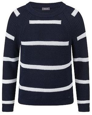 Basler Trui Ronde Hals Van - Blauw