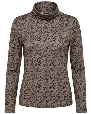 Basler Rollkragen-Shirt - Braun