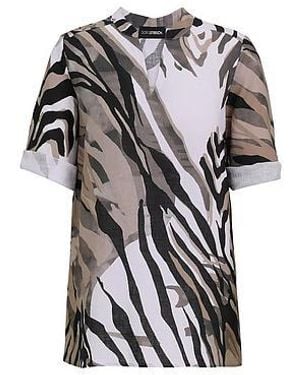 Doris Streich Lange Blouse Van - Naturel