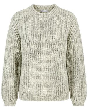 Peter Hahn Rundhals-Pullover - Grau