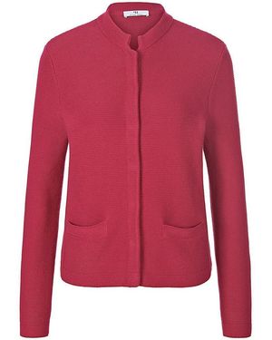 Peter Hahn Strickjacke Aus 100% Supima-Baumwolle - Rot