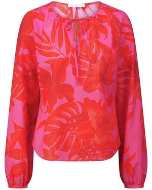St. Emile Bluse Mit Rundhals-Ausschnitt, Gr. S - Rot