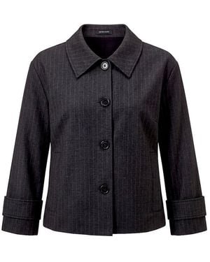 Peter Hahn Jersey-Jacke - Blau