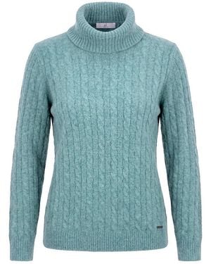 Emilia Lay Rollkragen-Pullover - Blau