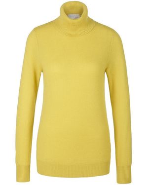 Peter Hahn Rollkragen-Pullover Aus 100% Premium-Kaschmir - Gelb
