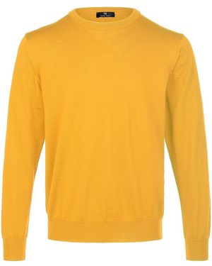 Peter Hahn V-Pullover - Gelb