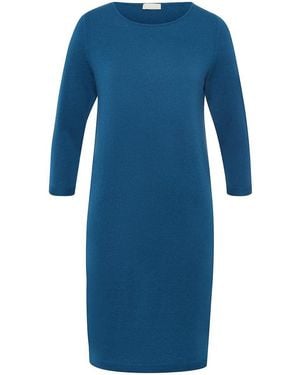 include Strickkleid Schurwolle Und Kaschmir Türkis - Blau