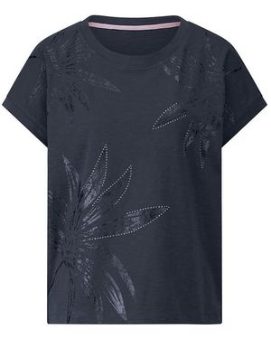Peter Hahn Rundhals-Shirt - Blau