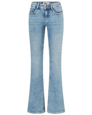 M·a·c Bootcut fit-jeans modell detroit flared - Blau