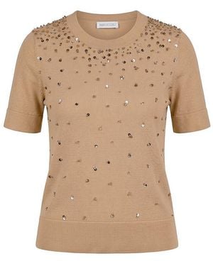 St. Emile Rundhals-Pullover - Natur