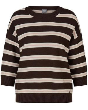 Rabe Rundhals-Pullover - Schwarz