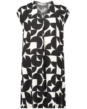 BETTY&CO Kleid V-Ausschnitt - Schwarz
