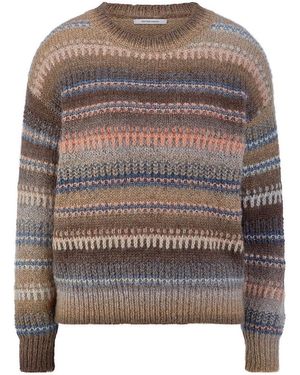 Peter Hahn Rundhals-Pullover - Grau
