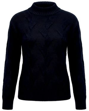 Peter Hahn Rundhals-Pullover - Blau