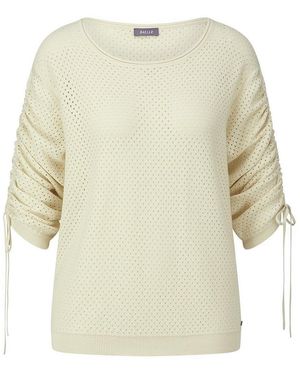 Basler Rundhals-Pullover - Natur
