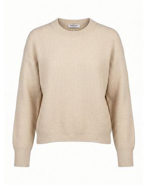 Peter Hahn Rundhals-Pullover - Natur