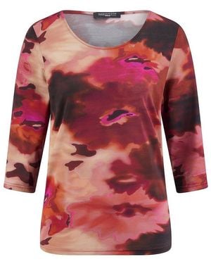Fadenmeister Berlin Rundhals-shirt 3/4-arm - Rot