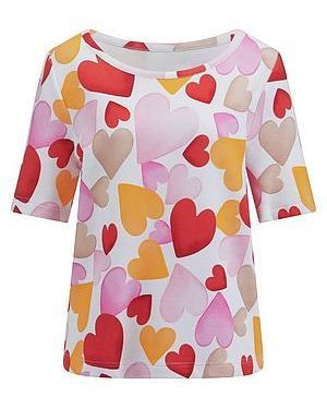 efixelle Shirt Ronde Hals Van - Wit
