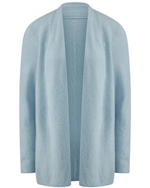 include Long-Strickjacke Aus Kaschmir - Blau