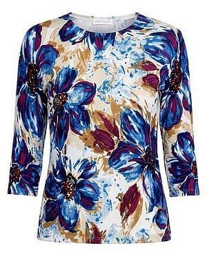St. Emile Trui Ronde Hals Van - Blauw