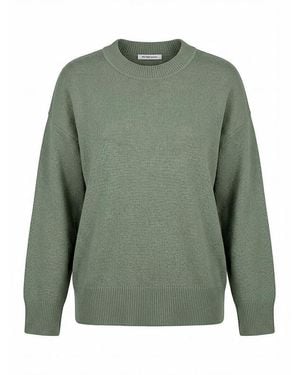 Peter Hahn Rundhals-Pullover Kaschmir - Grün