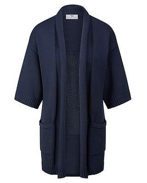 Peter Hahn Lang Vest Van - Blauw