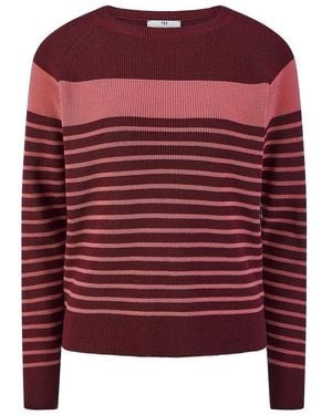 Peter Hahn Rundhals-Pullover - Rot