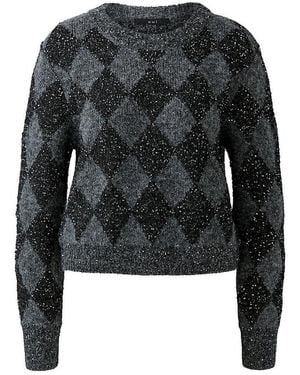 Ouí Rundhals-Pullover - Schwarz