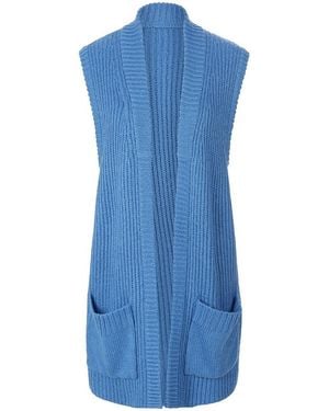 Mybc Strickweste, , gr. 36, kunstfaser - Blau