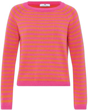 Peter Hahn Rundhals-Pullover - Pink