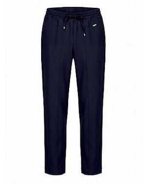 Emilia Lay Slim Fit Jersey Broek Van - Blauw