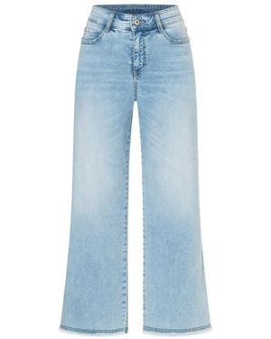 M·a·c Wide Fit-Jeans Im 5-Pocket-Schnitt - Blau